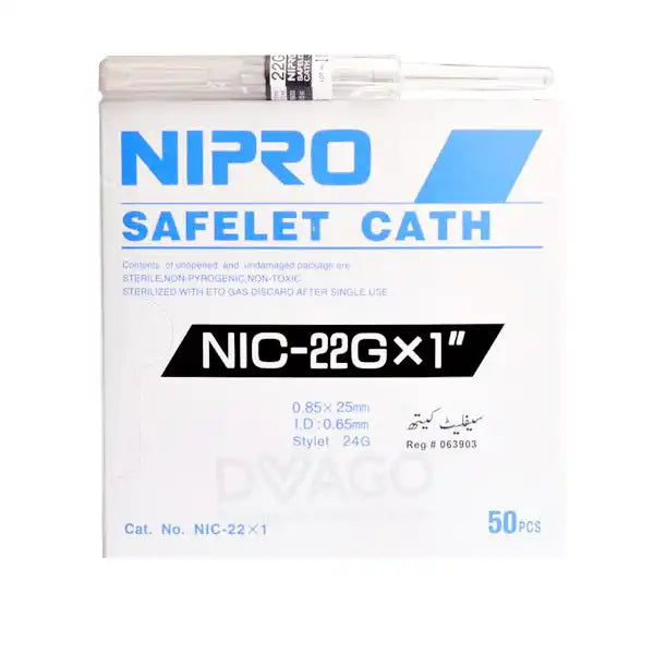 CANNULA 22 NIPRO 50s