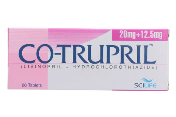CO TRUPRIL 20MG 12.5MG TAB