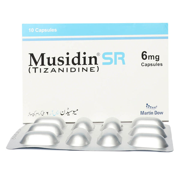 MUSIDIN SR CAP 6MG 10"S