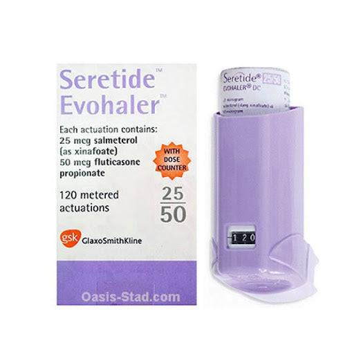 SERETIDE EVOHALER 25MG 50Mcg 120 DOSES