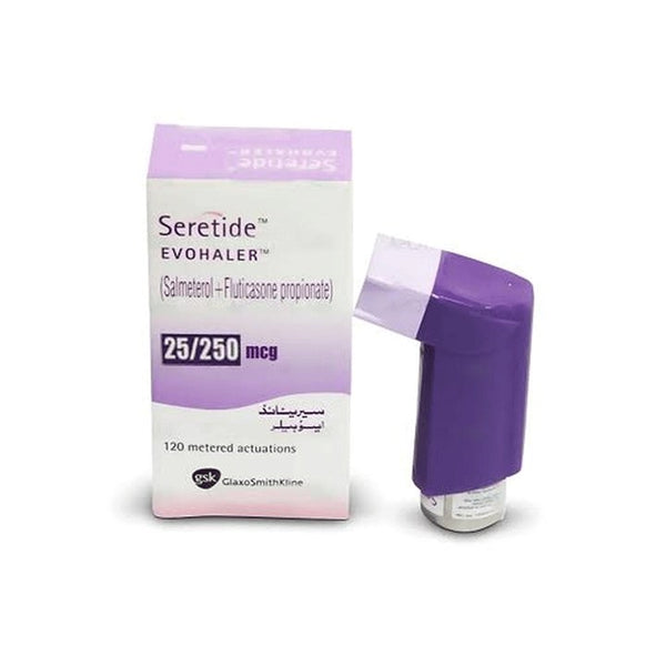 SERETIDE EVOHALER 25MG 250MCG 120 DOSES
