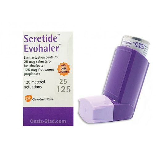 SERETIDE EVOHALER 25MG 125MCG 120 DOSES