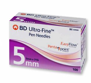 BD ULTRA FINE 1 CC 8MM 100S
