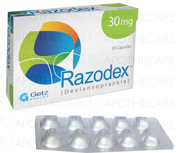 RAZODEX 30MG CAP