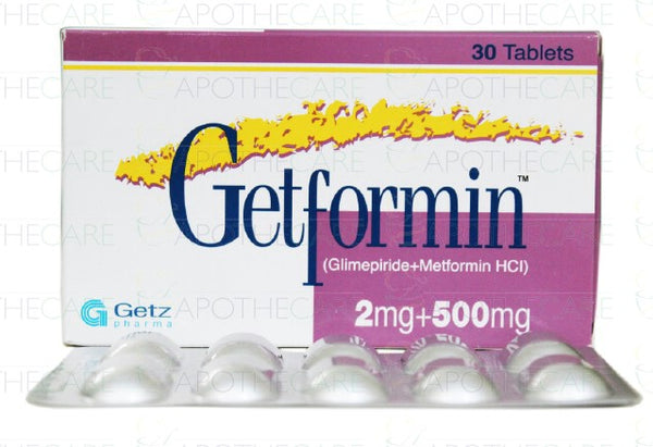 GETFORMIN 2MG 500MG TAB