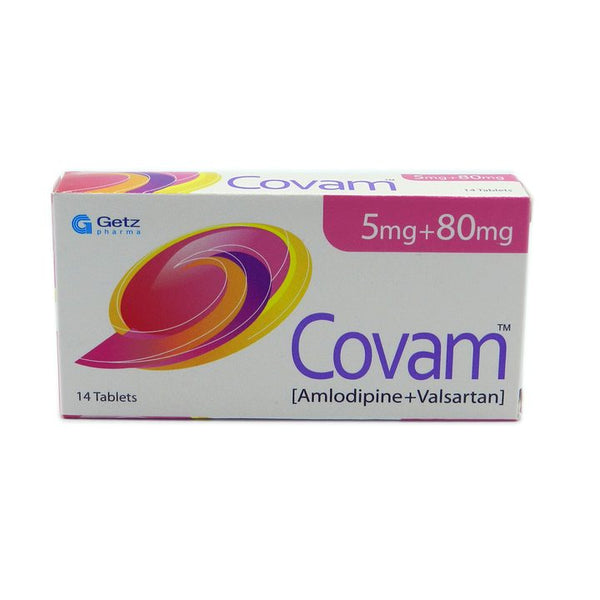 COVAM 5MG 80MG TAB 14S