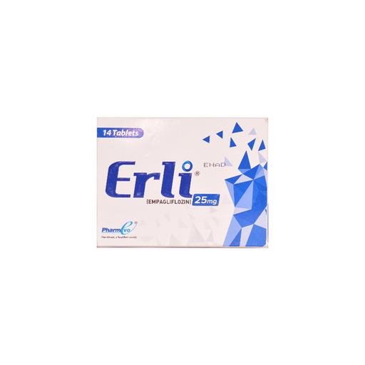 ERLI PLUS XR 25MG 1000MG TAB 14s