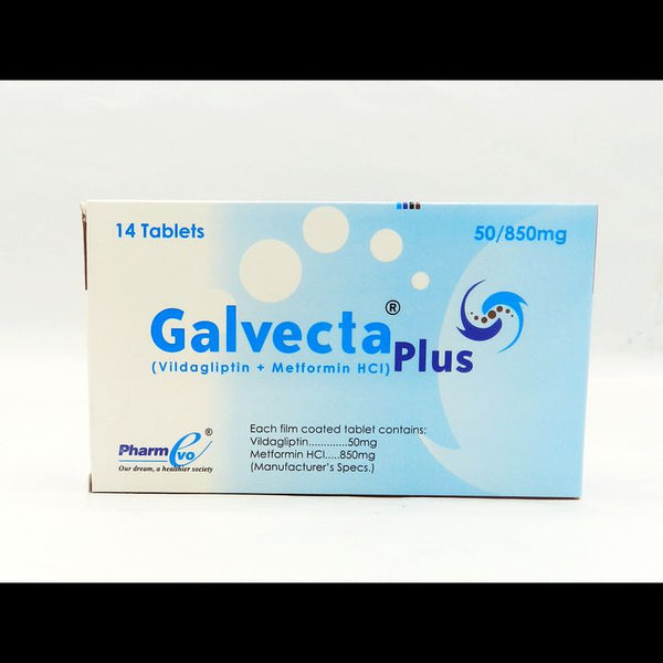 GALVECTA PLUS 50MG 850MG TAB 14S
