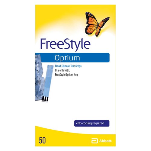 FREE STYLE OPTIUM 50CT
