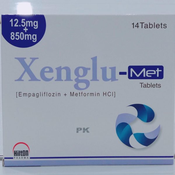 XENGLU MET 12.5 850MG TAB 28s