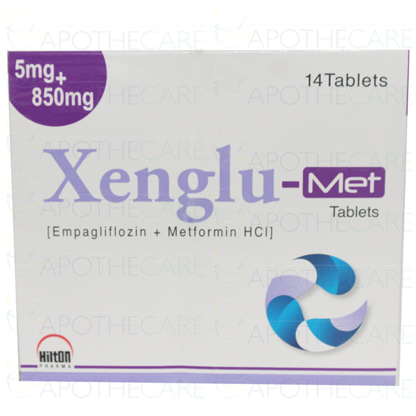 XENGLU MET 5MG 850 MG TAB 14s