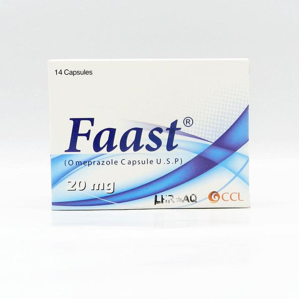 FAAST PLUS CAPSULE 20MG 1100MG 14S