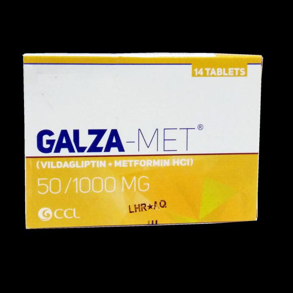GALZA MET 50MG 1000MG TAB 14s