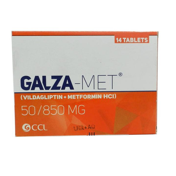 GALZA MET 50MG 850MG TAB 14s
