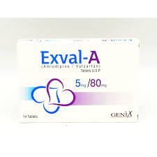 EXVAL A 5MG 80 MG TAB