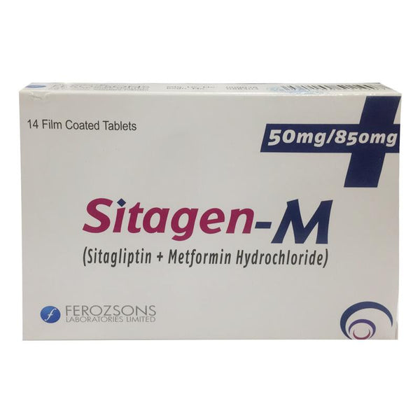 SITAGEN M 50MG 850MG TABS 30s