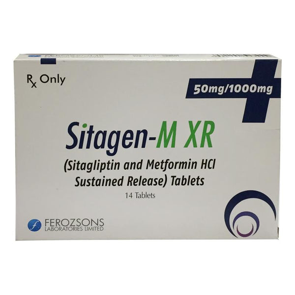 SITAGEN M XR 50MG 1000 MG TAB 14s