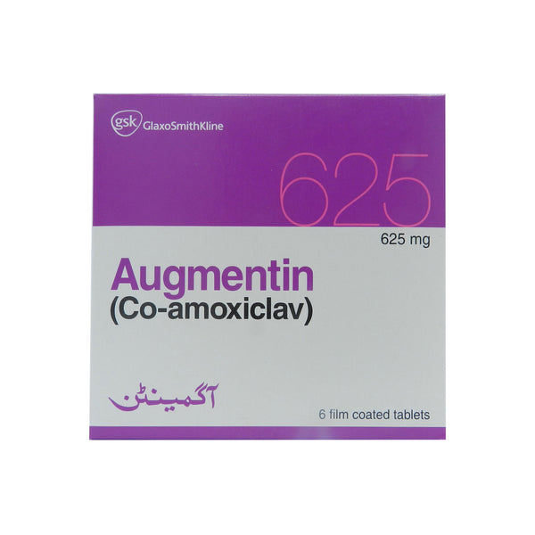 AUGMENTIN 625MG TABLET 6S