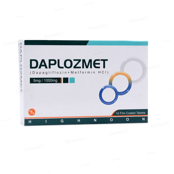 DAPLOZMET 5MG 1000MG 14s