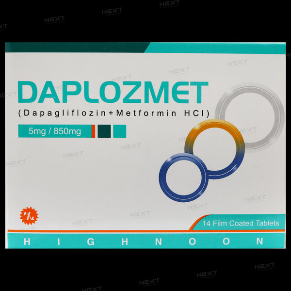 DAPLOZMET 5MG 850MG 14s