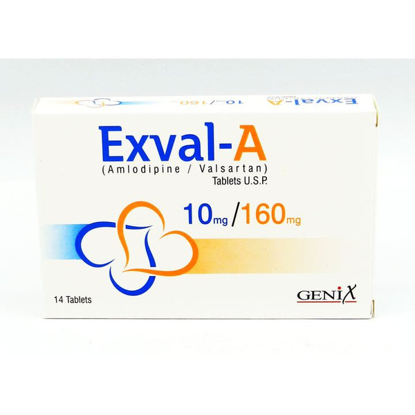 EXVAL A 10MG 160MG TAB 14S