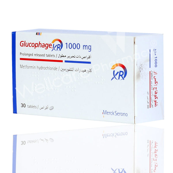 GLUCOPHAGE XR 1000MG TABLET