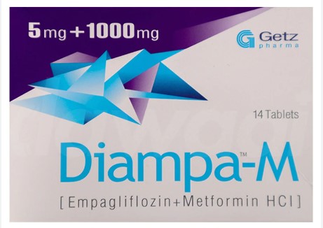 DIAMPA M XR 5MG 1000MG TAB (14s)