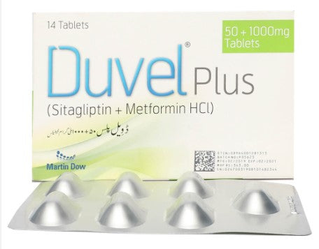 DUVEL PLUS 50MG 500MG TAB
