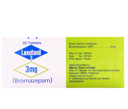 LEXOTANIL 3MG TAB (50s)