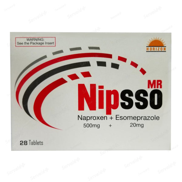 NIPSSO MR 500MG 20MG TAB 28S