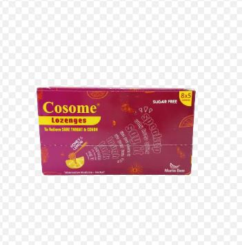 COSOME LOZENGES 8X5 (5s)
