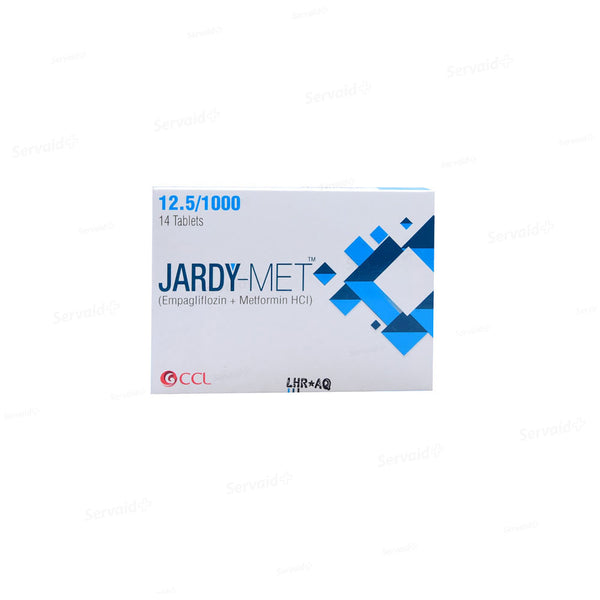 JARDY MET 12.5MG 1000MG TAB 14s