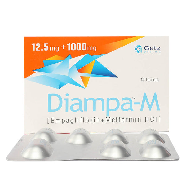 DIAMPA M 12.5MG 1000MG TAB