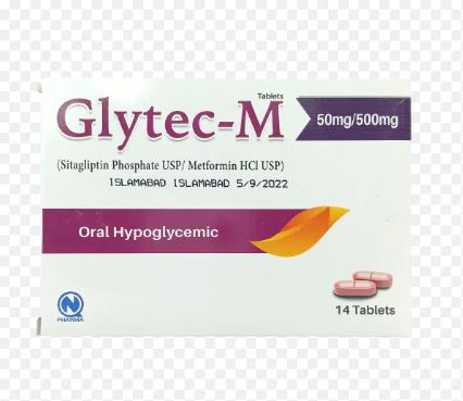 GLYTEC M 50MG 500MG TAB (14s)