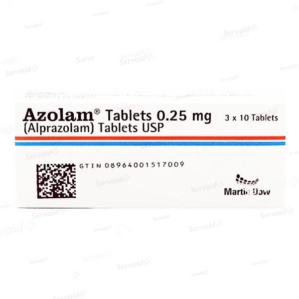 AZOLAM 0.25MG TAB (30s)