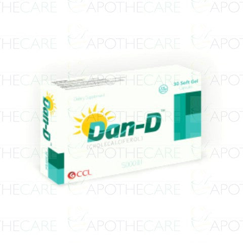 DAN D SOFT GEL CAPS 50000 IU 1s