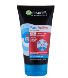 3 IN 1 CHARCOAL PURE ACTIVE 50ML FACE WASH