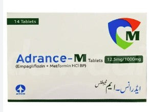 ADRANCE M 12.5MG 1000MG
