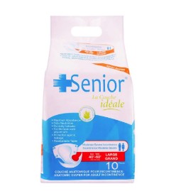 ADULT DIAPER L SENIOR 40" 60" 10S