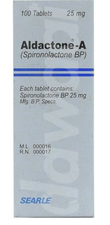 ALDACTONE A 25MG TAB