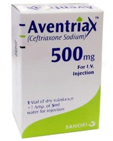 AVENTRIAX 500GM IV INJ 1s