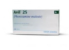 AVIL 25MG TAB 250S