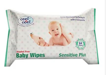 BABY WIPES SENSITIVE PLUS 64S