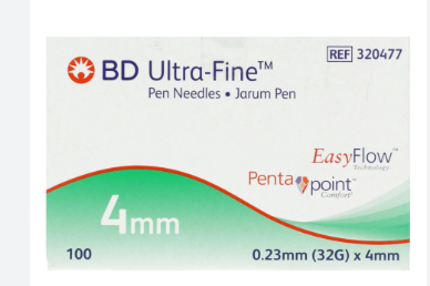 BD PEN NEEDLE 32X4MM ASIA X1W