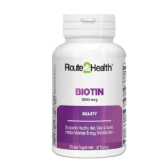BIOTIN 2500MCG 30S TAB ROUTE 2 HEALTH