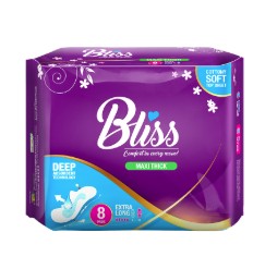 BLISS MAXI THICK 8S EXTRA LONG PADS