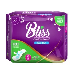BLISS MAXI THICK 9S LONG PADS