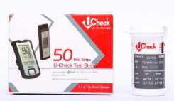 BLOOD GLUCOSE STRIP U CHECK 50s