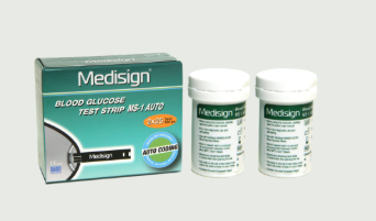 BLOOD GLUCOSE TEST STRIPS MS 1 (2X25)