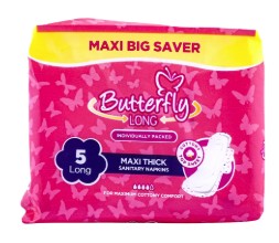 BUTTERFLY LONG MAXI THICK 5 PINK